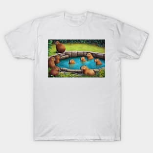 capybara pool T-Shirt